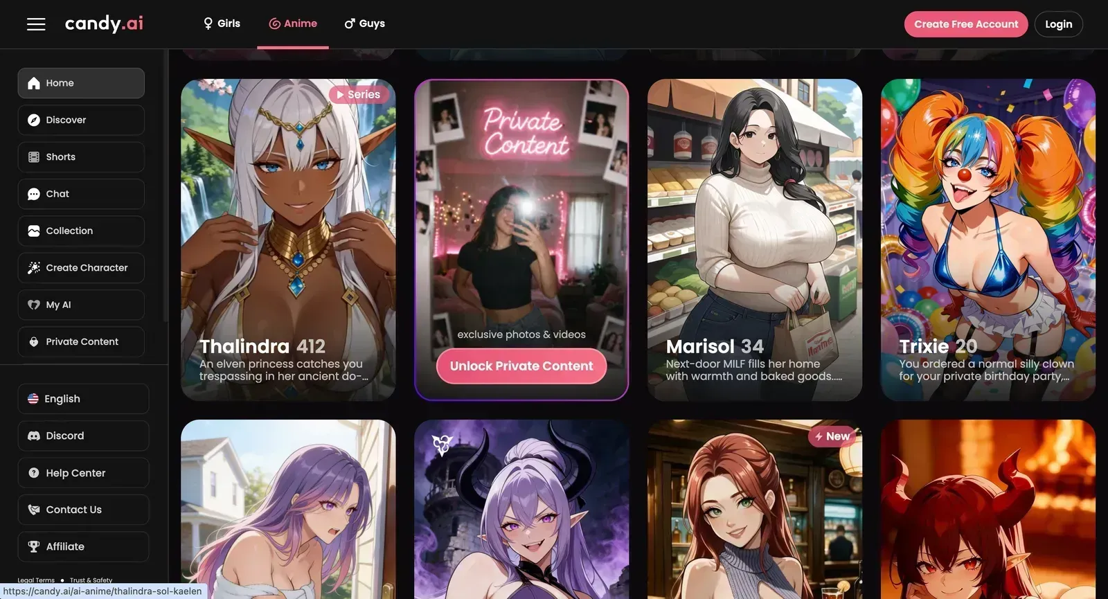 anime candy ai